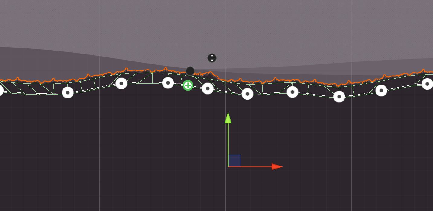 Figure 5: I used Ferr2D to quickly draw up bezier curve created landscapes (Sam Vestby-Clarke, 2021)