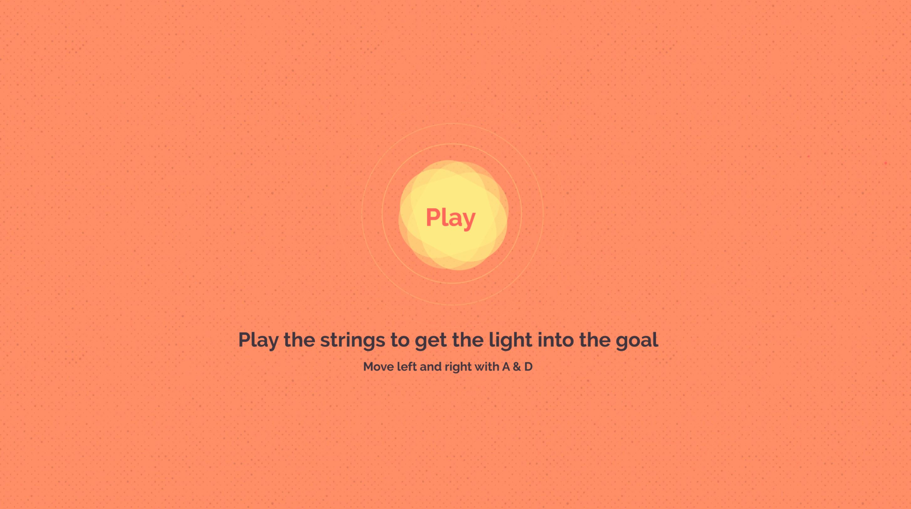 Figure 7: My first play screen didn't hit the diversifier brief (Sam Vestby-Clarke, 2021)