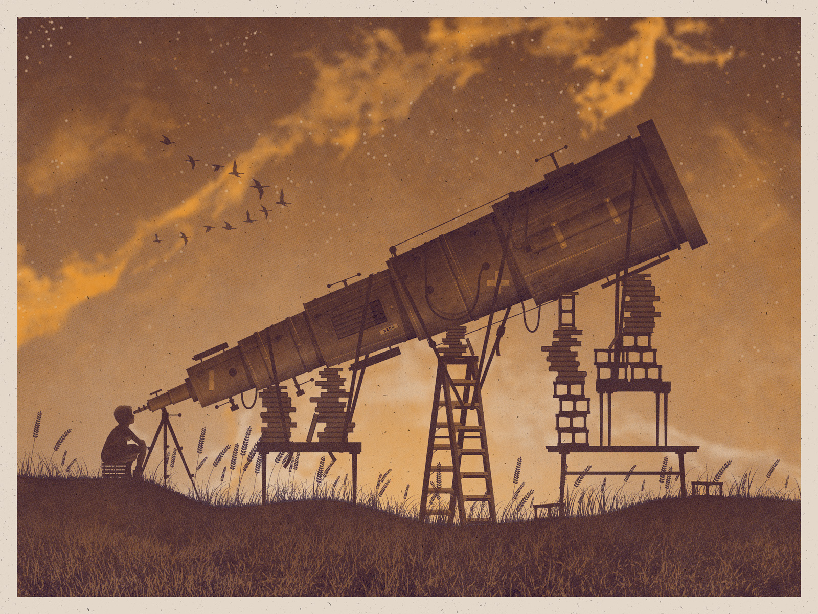 Figure 2: Telescope Art Print (DKNG, 2012)